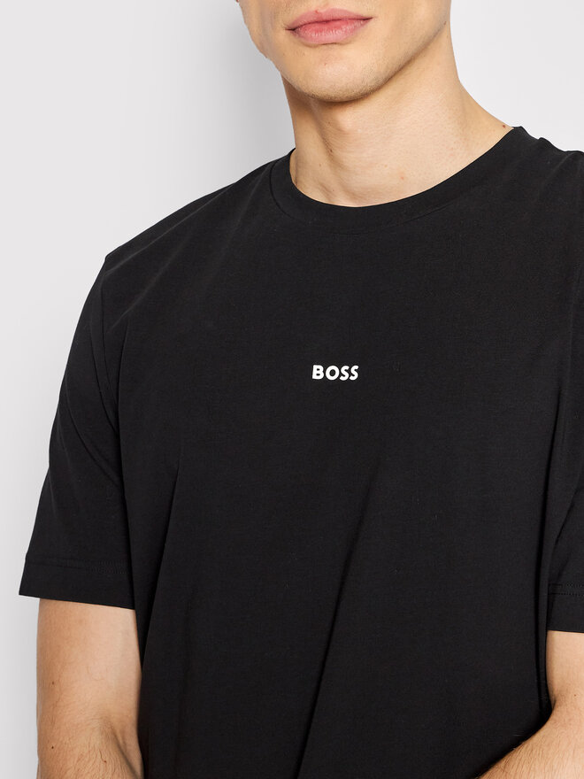 BOSS BOSS Camiseta Tchup 50473278 Negro Regular Fit