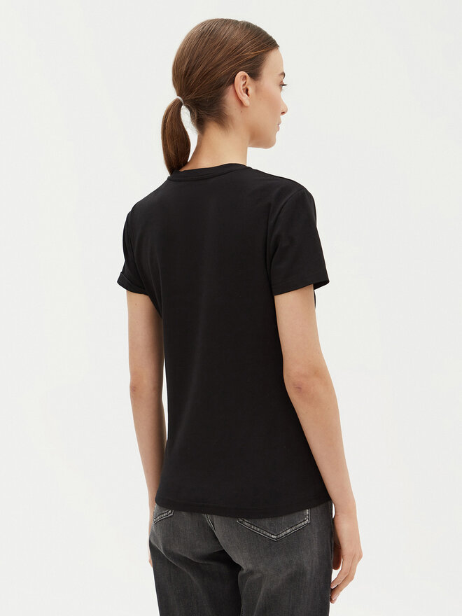 Fracomina Fracomina Camiseta FP25ST3007J401N5 Negro Regular Fit