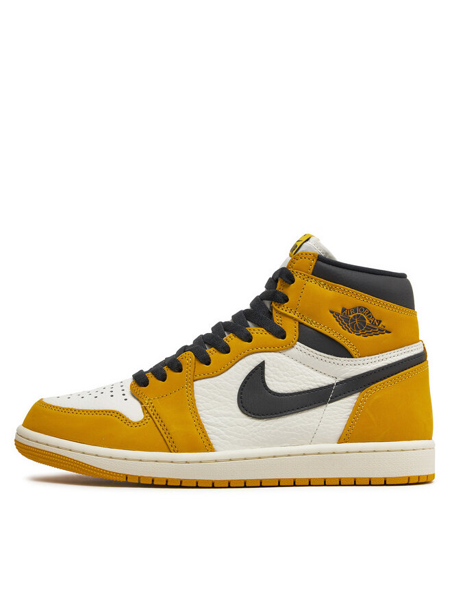 Nike 1s yellow and black top