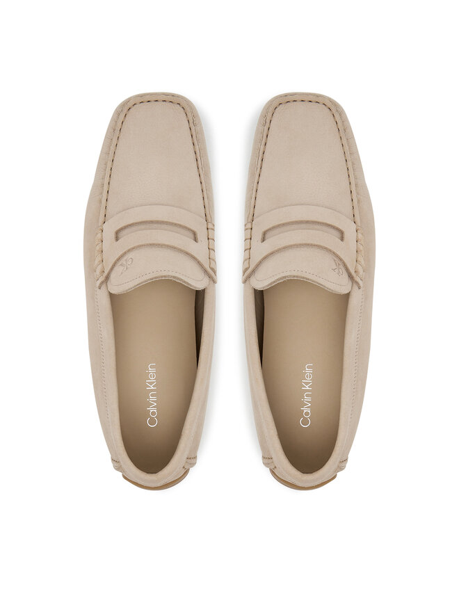 Calvin Klein Мокасини Calvin Klein Driver Penny Nu HM0HM01866 Бежов