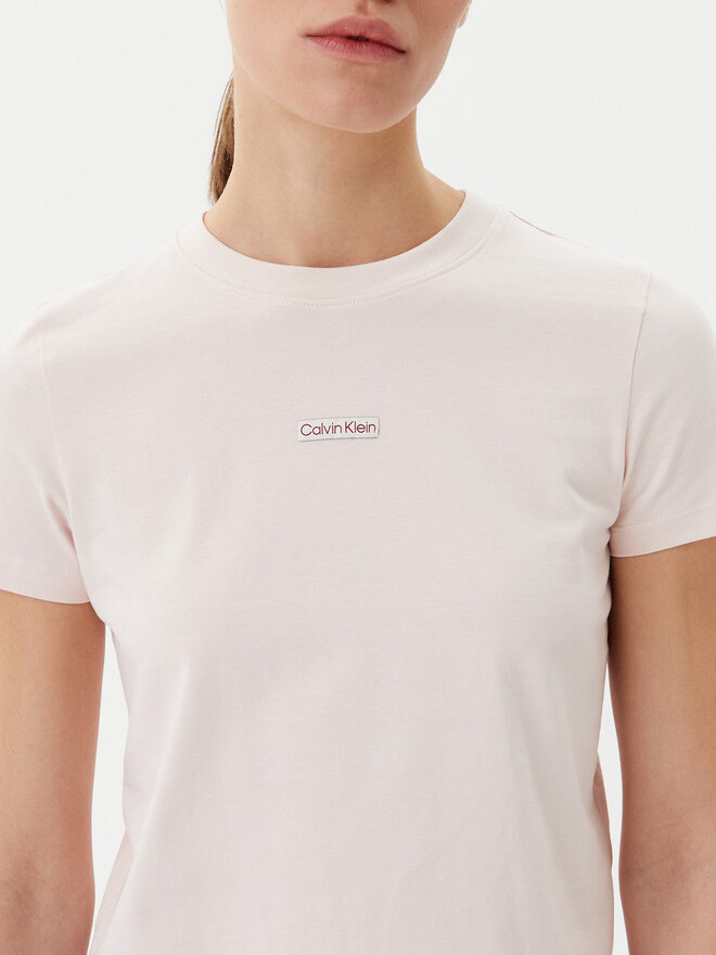 Calvin Klein Jeans Calvin Klein Jeans T-Shirt Placed Institutional J20J225524 Ροζ Slim Fit