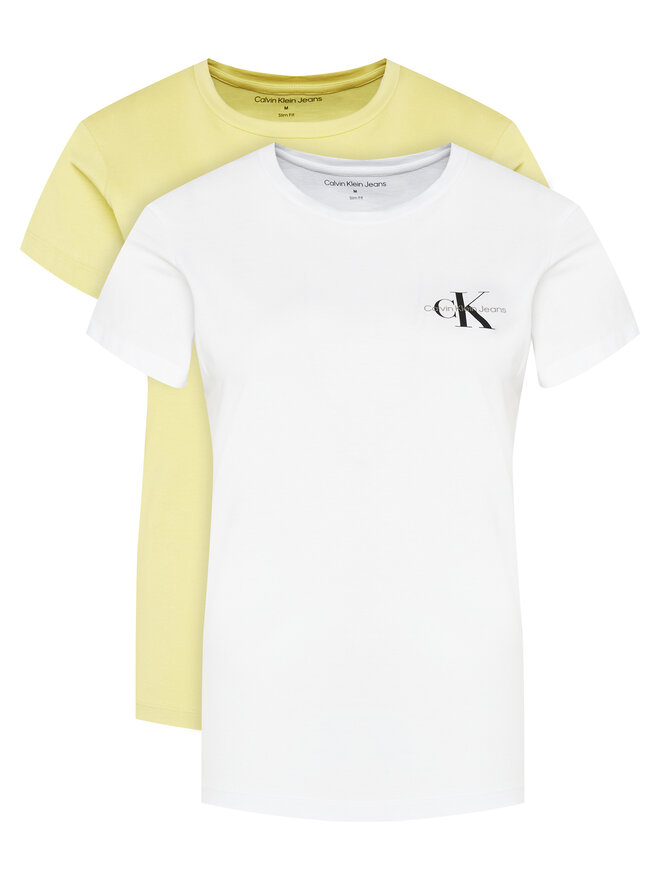 Calvin Klein Jeans Calvin Klein Jeans Pack de 2 camisetas J20J219734 De color Slim Fit