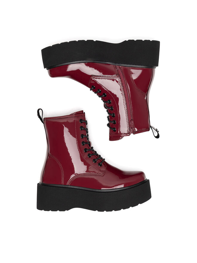 DeeZee Botines DeeZee WS101-08A Guinda/burdeos