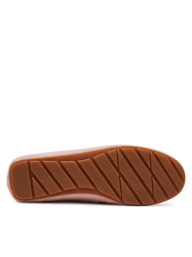 Tommy Hilfiger Μοκασίνια Tommy Hilfiger Flag Soft Suede Driver Loafer FW0FW08558 Ροζ