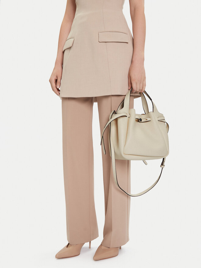 Tory Burch Handtasche Tory Burch Romy Bucket Bag 166982 Creme