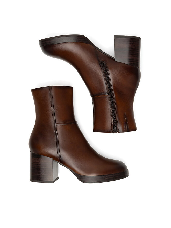 Sergio Bardi Μποτάκια Sergio Bardi WB-E1095-02SB Καφέ