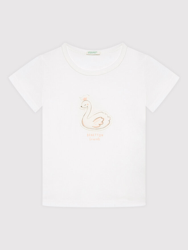 United Colors Of Benetton United Colors Of Benetton T-Shirt 3I1XA1007 Weiß Regular Fit
