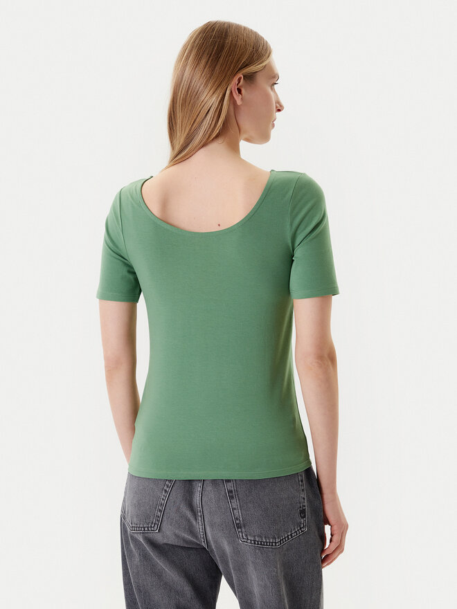 United Colors Of Benetton United Colors Of Benetton Camiseta 3FJHD109K Verde Slim Fit
