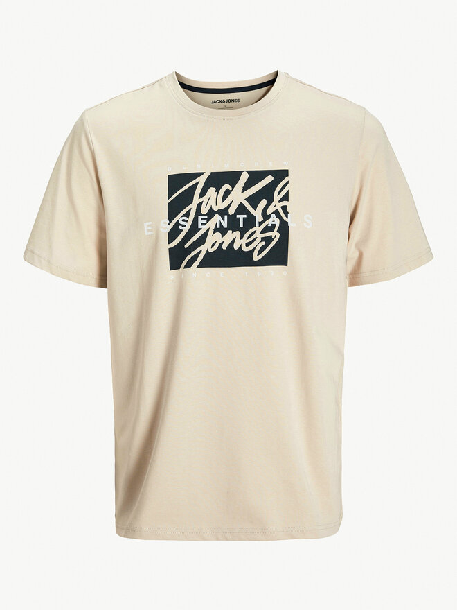 Jack&Jones Jack&Jones Marškinėliai Colton 12268439 Smėlio Standard Fit