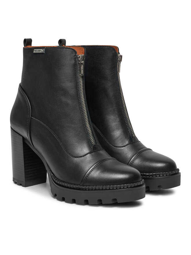 Pikolinos Μποτάκια Pikolinos Cervera W1J-8829 Μαύρο