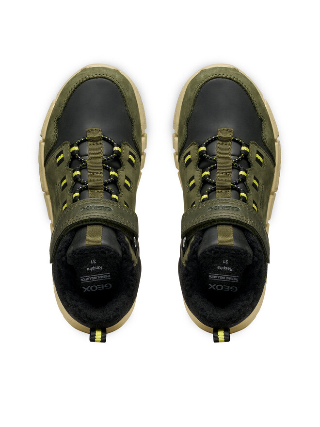 Geox Gležnjarji Geox J Flexyper B Abx J949XA 032ME C0498 D Khaki