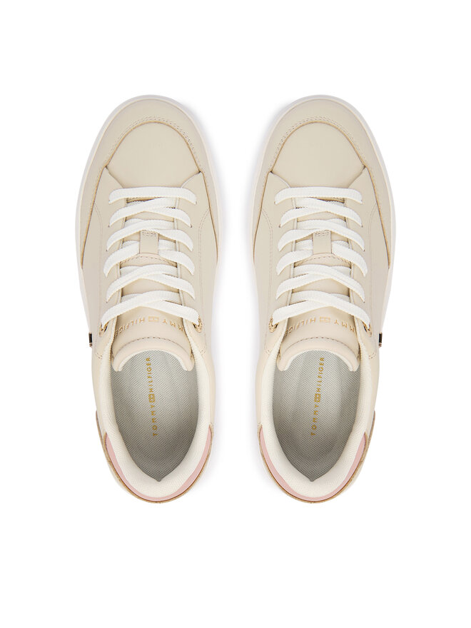 Tommy Hilfiger Sneakers Tommy Hilfiger Th Chic Cupsole FW0FW09106 Écru