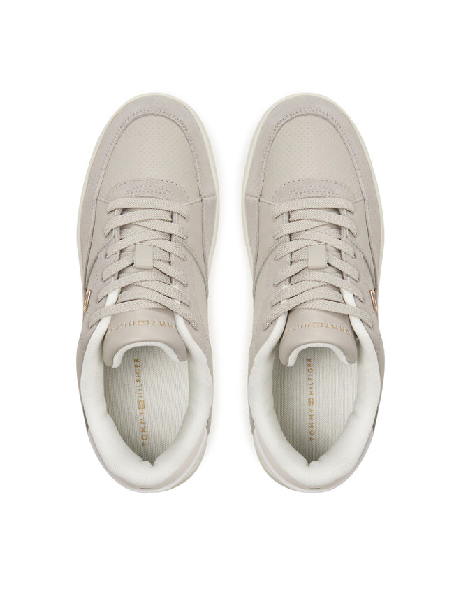 Tommy Hilfiger Snīkeri Tommy Hilfiger Essent Basket FW0FW08615 Pelēks