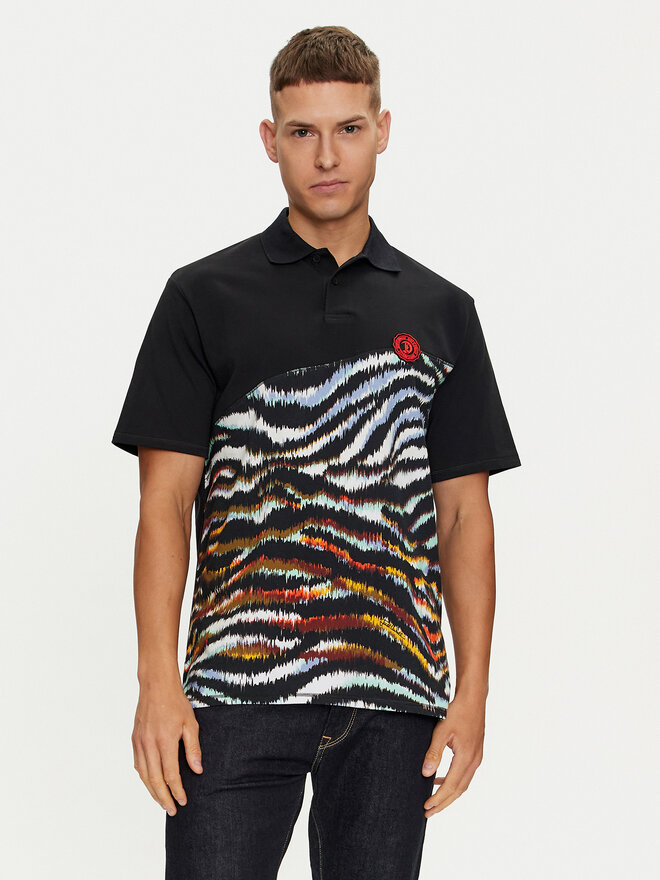 Just Cavalli Just Cavalli Poloshirt 76OAG6R1 Schwarz Regular Fit