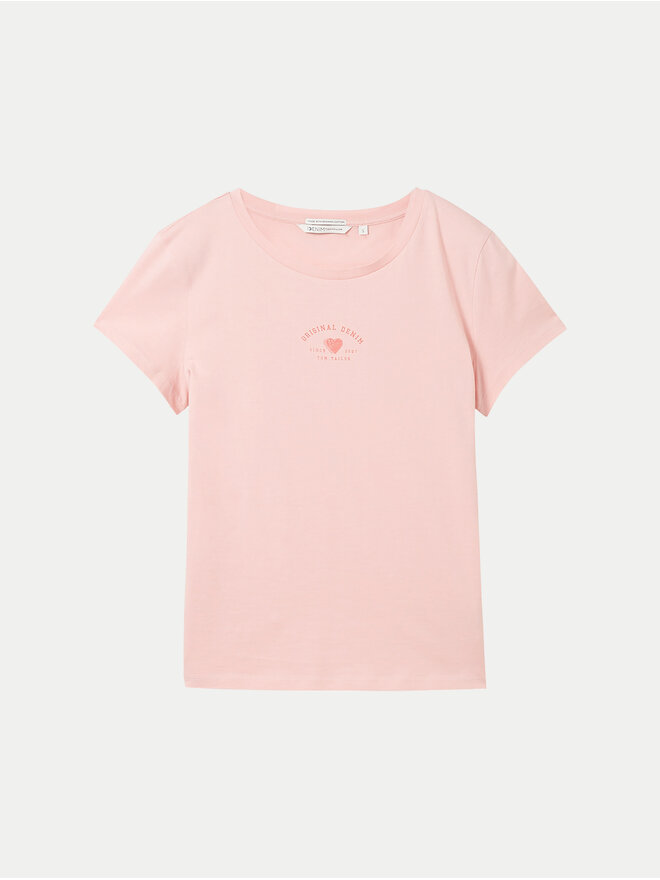 Tom Tailor Denim Tom Tailor Denim T-Shirt 1040185 Rosa Regular Fit