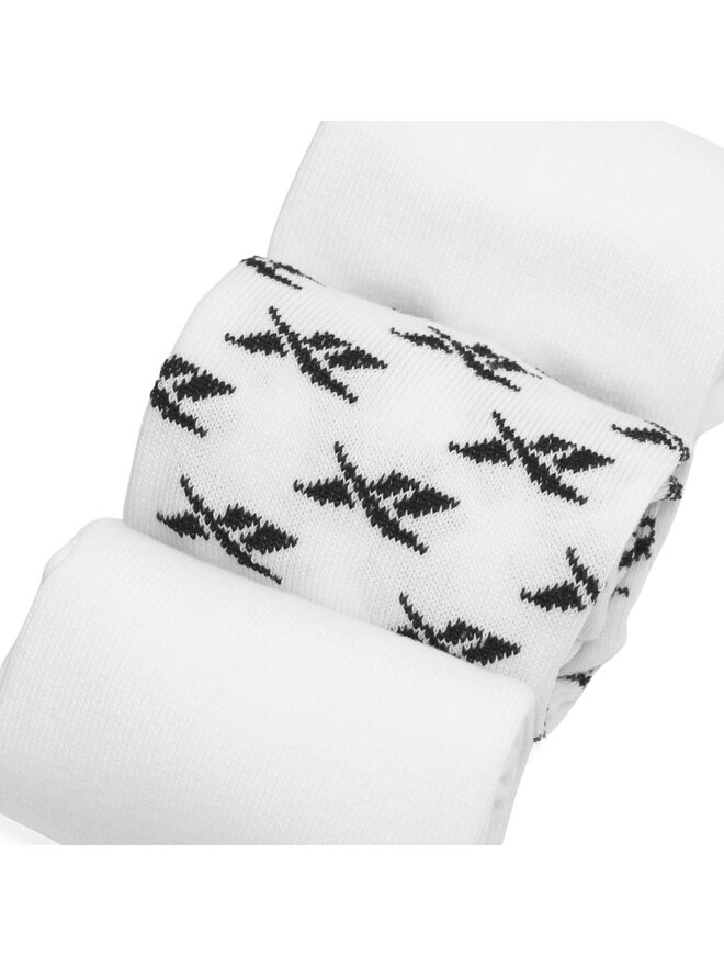 Reebok 3 pár uniszex hosszú szárú zokni Reebok Cl Fo Crew Sock 3P GG6682 Fehér