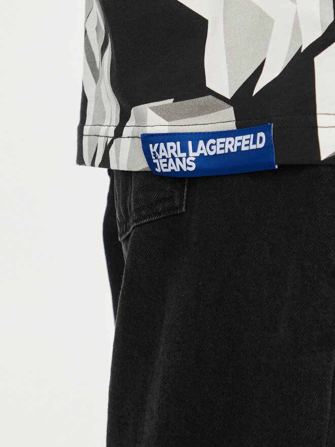 Karl Lagerfeld Jeans Karl Lagerfeld Jeans T-Shirt 241D1701 Grau Relaxed Fit