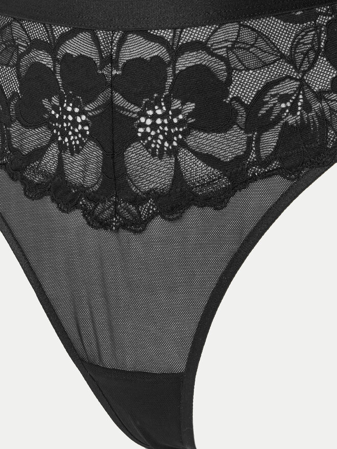 Hunkemöller Hunkemöller Στρίνγκ Sophia 300460 Μαύρο