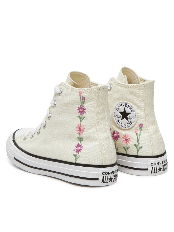 Converse Sneakers aus Stoff Converse Chuck Taylor All Star Florals A11774C Écru