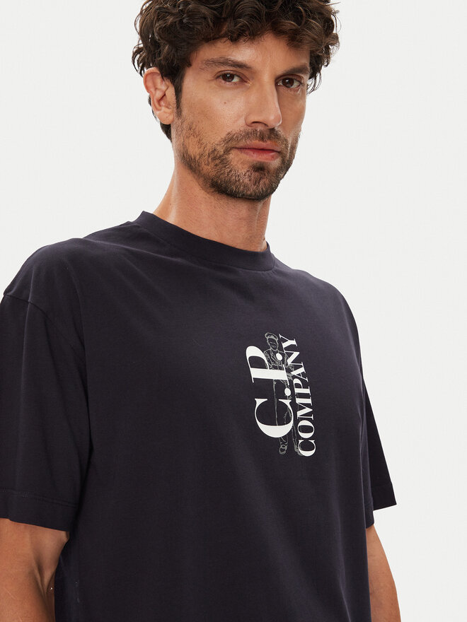 C.P. Company C.P. Company Camiseta 19CMTS092A005100W Azul marino Regular Fit
