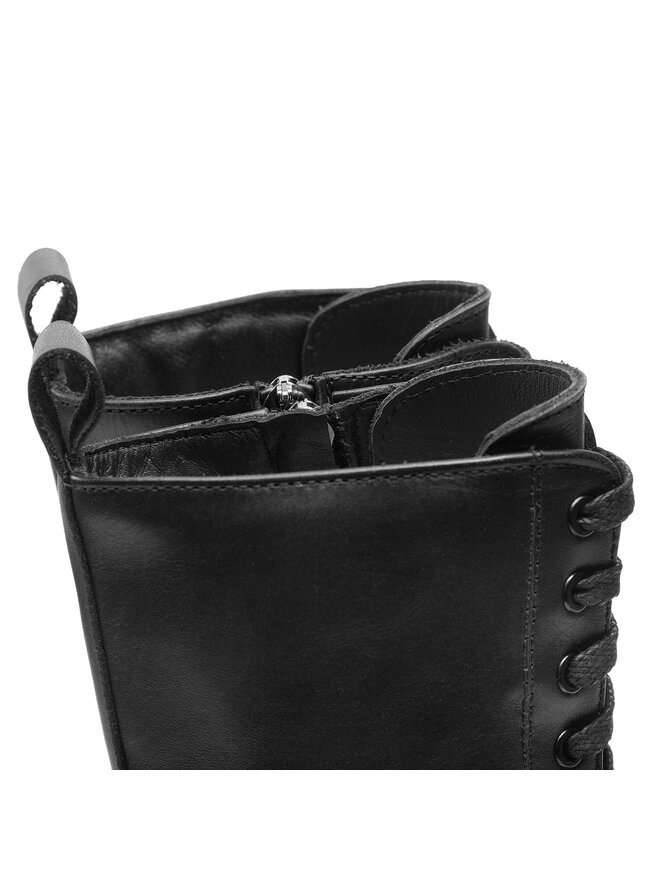 KARL LAGERFELD Polokozačky KARL LAGERFELD KL42475 Černá