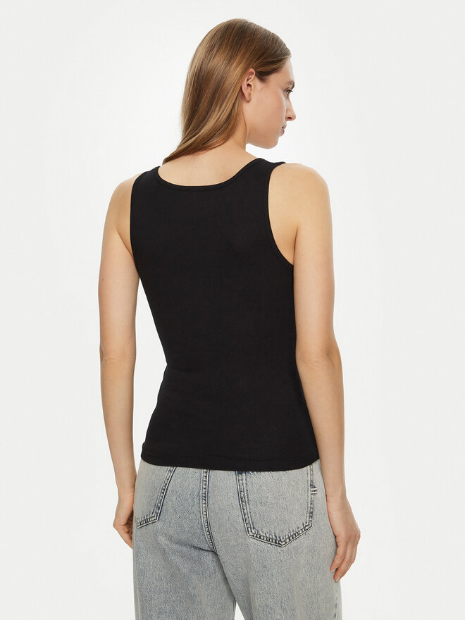 Guess Guess Marškinėliai W5RP48 KA0H1 Juoda Regular Fit