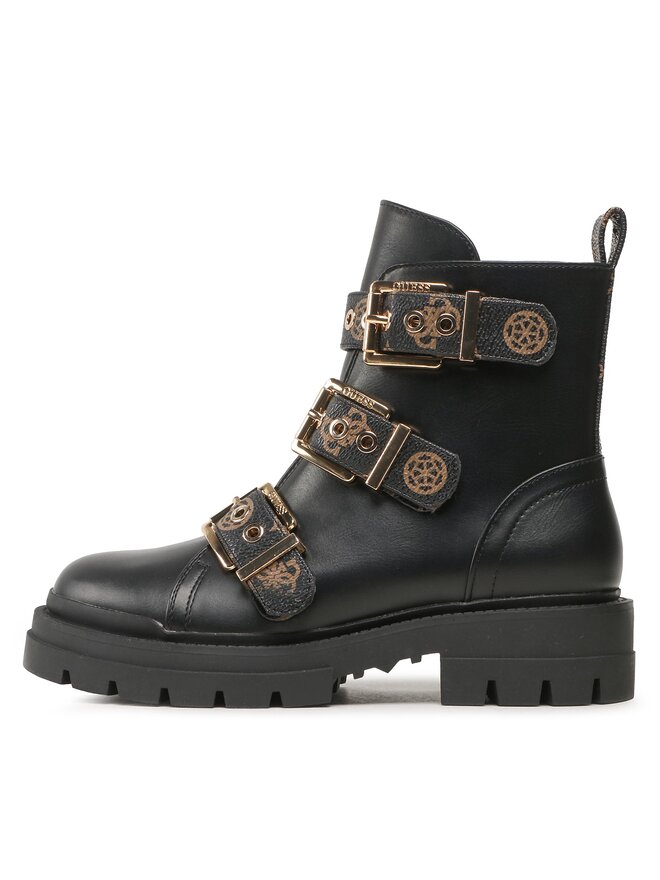 Guess Botine Guess FL7O2B LEA10 Negru