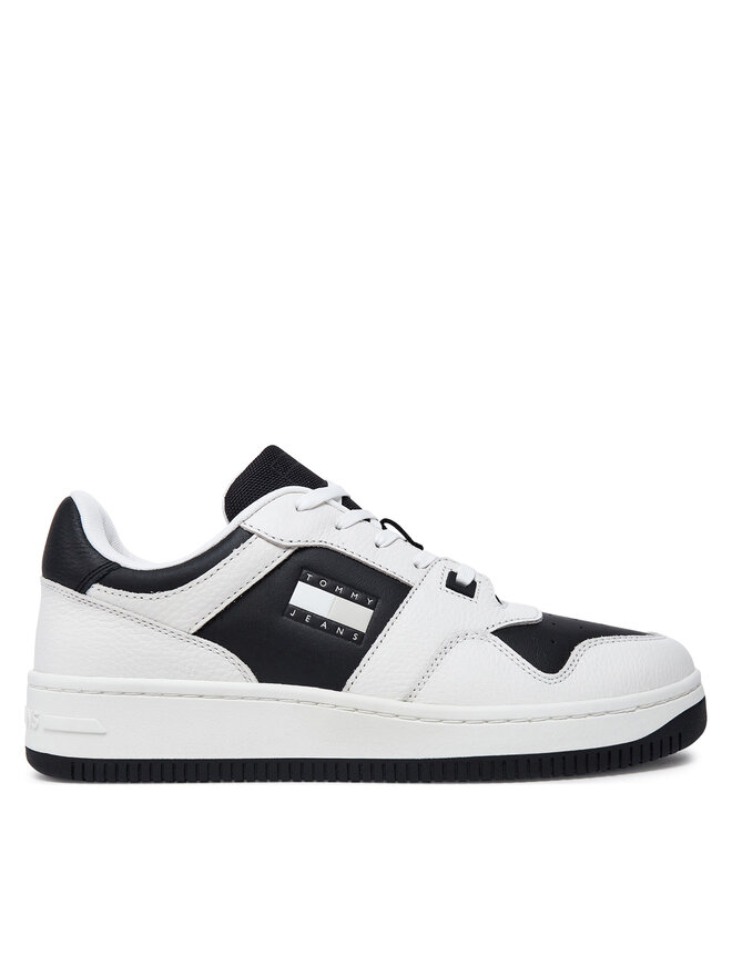 Tommy Jeans Sneakersy Tommy Jeans Tjm Retro Basket Cupsole Tumble EM0EM01513 Biały