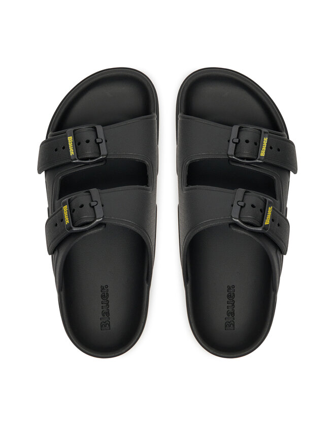 Blauer Pantoletten Blauer S5NOMA03 Schwarz