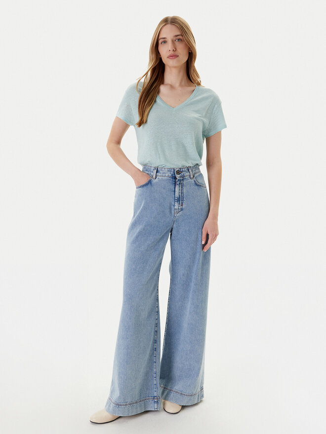United Colors Of Benetton United Colors Of Benetton Футболка 37UJD401Q Зелений Regular Fit