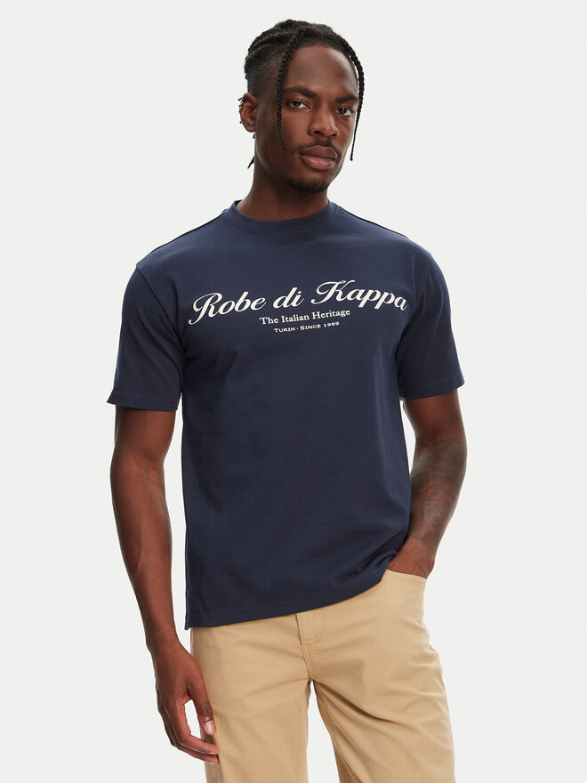 Robe di Kappa Robe di Kappa T-Shirt Robe Giovani Tozeur 61151CW Dunkelblau Regular Fit