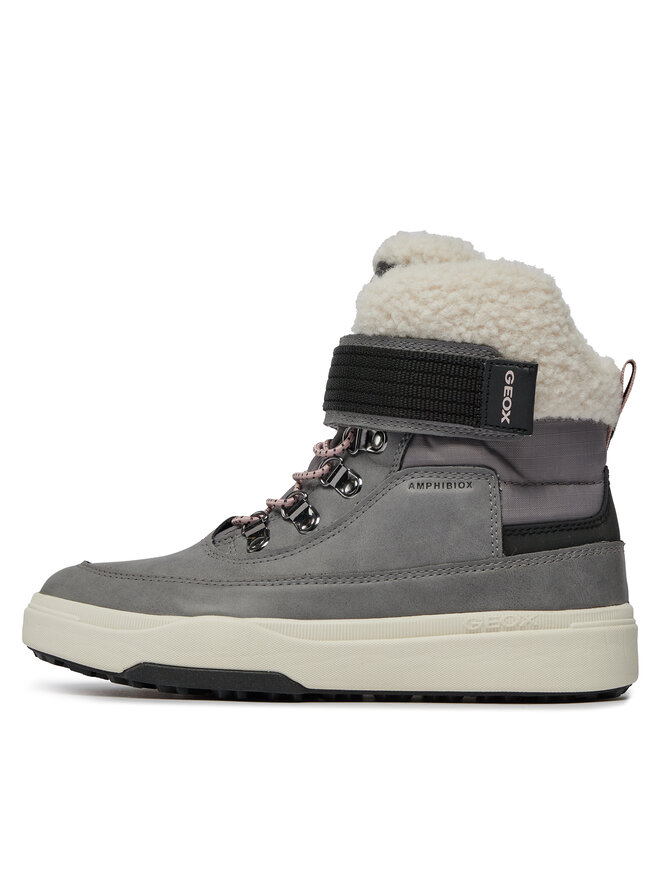 Geox Μπότες Geox J Bunshee Pg Girl B J36HSA 0MEFU C1006 D Γκρι
