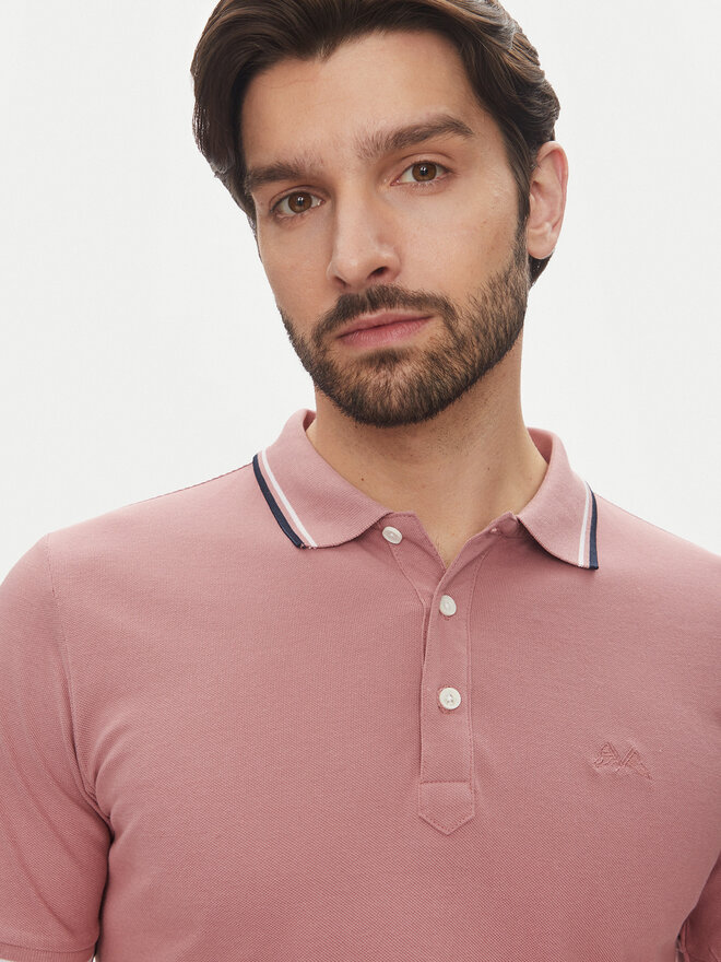 Lindbergh Lindbergh Poloshirt 30-404010 Rosa Relaxed Fit