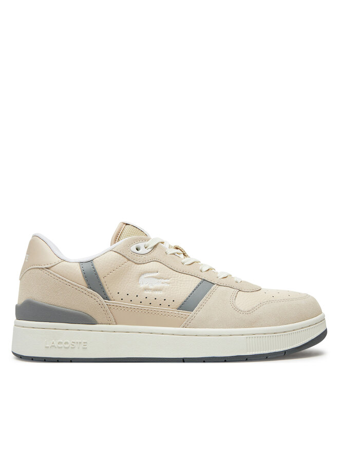 Lacoste Sneakersy Lacoste T-Clip 7-48SMA0032 Beżowy