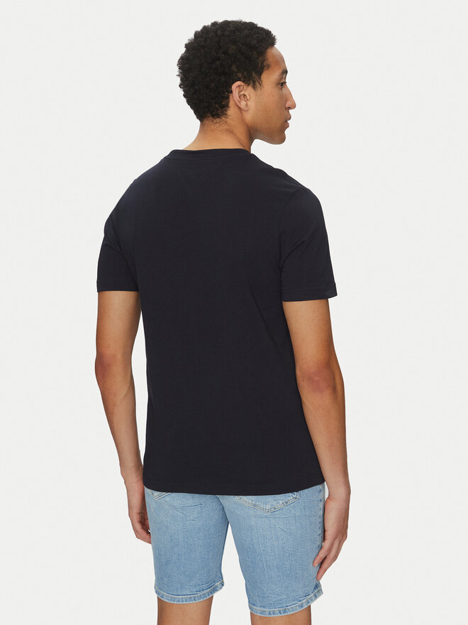 Tommy Hilfiger Tommy Hilfiger T-Shirt Flag Box MW0MW38636 Dunkelblau Regular Fit