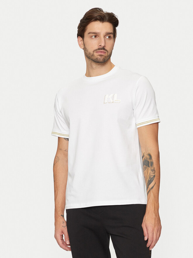 KARL LAGERFELD KARL LAGERFELD Camiseta 755463 551235 Blanco Regular Fit