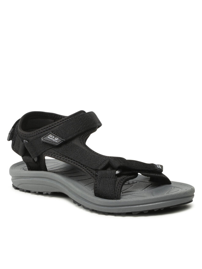 Jack Wolfskin Sandali Jack Wolfskin Wave Breaker M 4052011 Nero