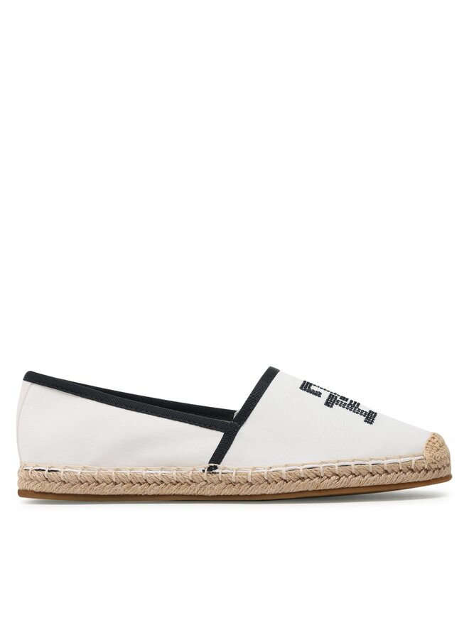 Tommy Hilfiger Espadrilles Tommy Hilfiger Th Embroiderred Espadrille FW0FW07101 Écru