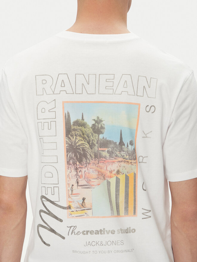 Jack&Jones Jack&Jones Camiseta Almeria 12276785 Blanco Relaxed Fit