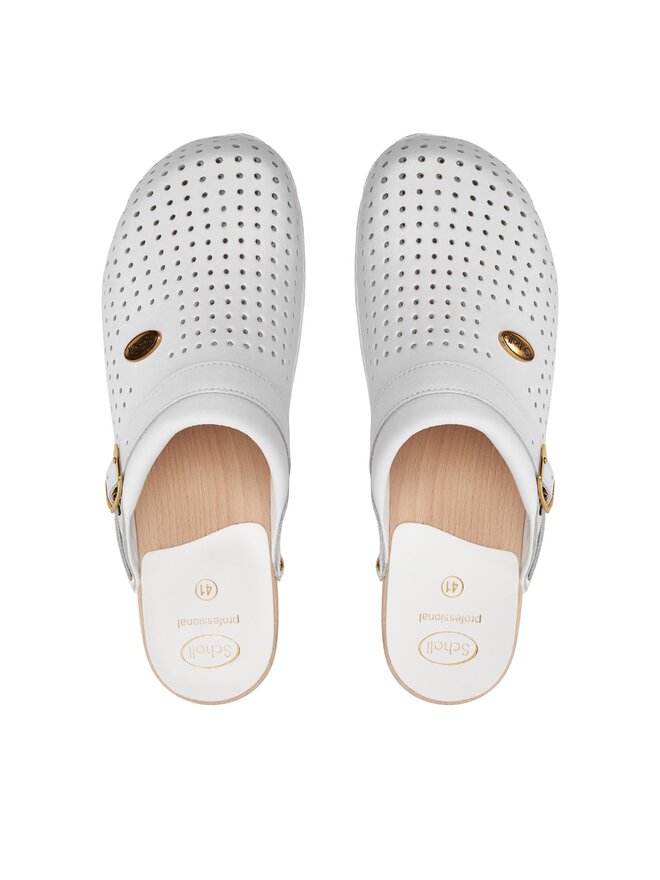 Scholl Šľapky Scholl Clog S/Comf.B/S Ce F20078 1065 400 Biela