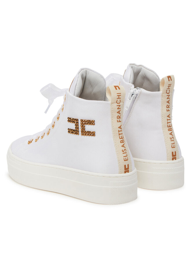 Elisabetta Franchi Sneakers Elisabetta Franchi F4-A9E-0243 Alb