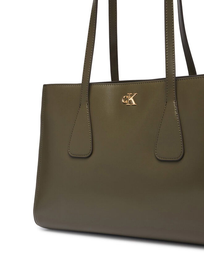 Calvin Klein Handtasche Calvin Klein Ck Medium Work Tote LV04F3442G Grün
