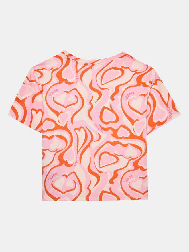 Guess Guess Camiseta J3YI17 K6YW3 De color Boxy Fit