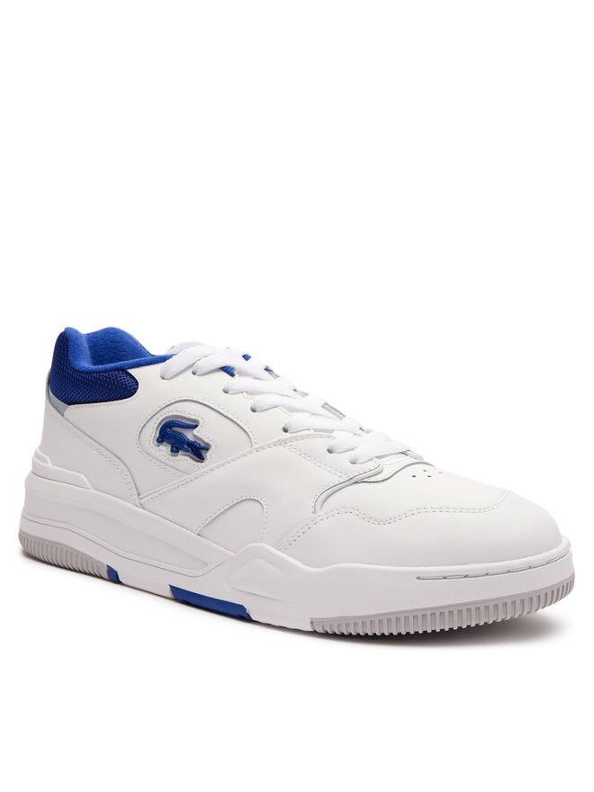 Lacoste Sneakersy Lacoste Lineshot Contrasted Collar 747SMA0061 Biały