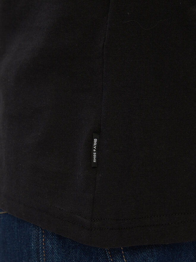 Only & Sons Only & Sons Póló Smart 22026726 Fekete Regular Fit