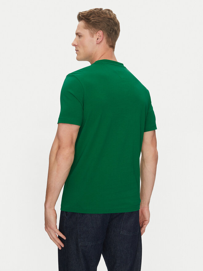 Tommy Hilfiger Tommy Hilfiger Marškinėliai Stack MW0MW38622 Žalia Regular Fit