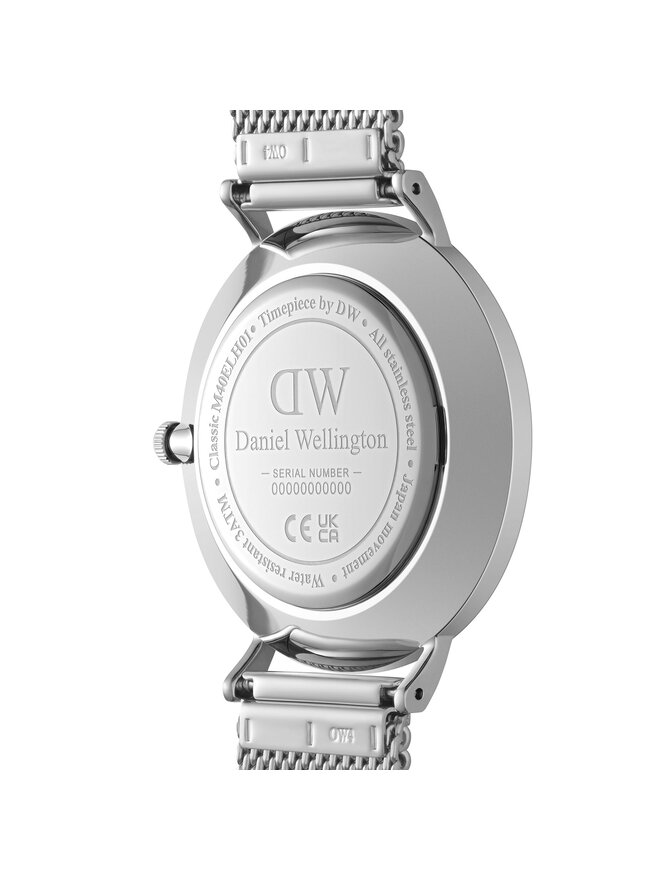 Daniel Wellington Pulkstenis Daniel Wellington Classic Multi-Eye Sterling Onyx DW00100711 Sudraba