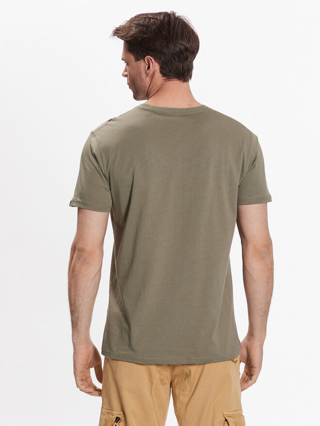 Alpha Industries Alpha Industries T-Shirt Basic 118533 Grün Regular Fit