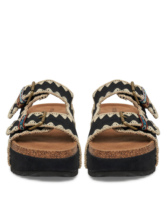DeeZee Klapki DeeZee LB-P1684 Czarny