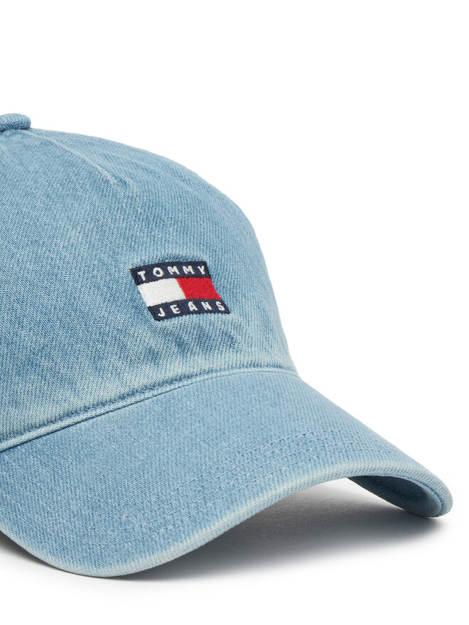 Tommy Jeans Бейсболка Tommy Jeans Heritage Core AW0AW17582 Голубий